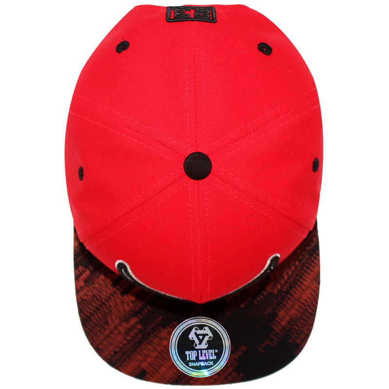 TOP LEVEL : BULL | Front-raised Mesh Patch with Bull Design Snapback Cap