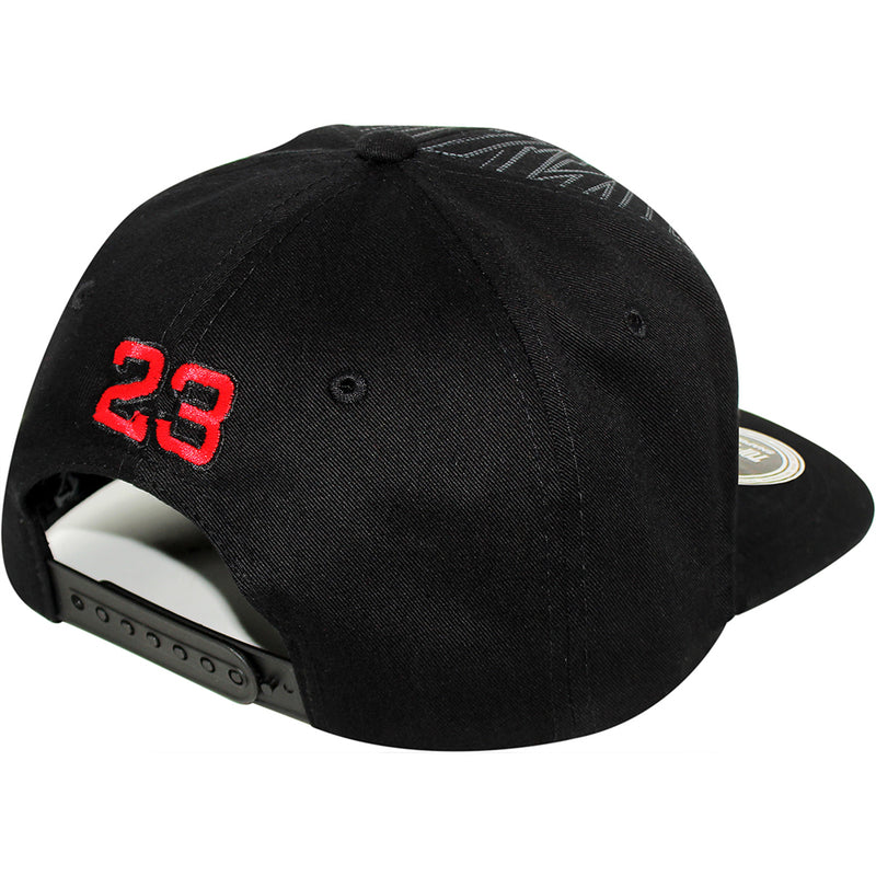 TOP LEVEL : BULL | Distinctive Stitches Line Print at Front Design Snapback Cap