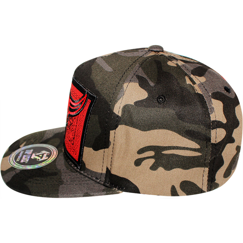 TOP LEVEL : BULL | Paisley & Ornamental Pattern Design Snapback Cap