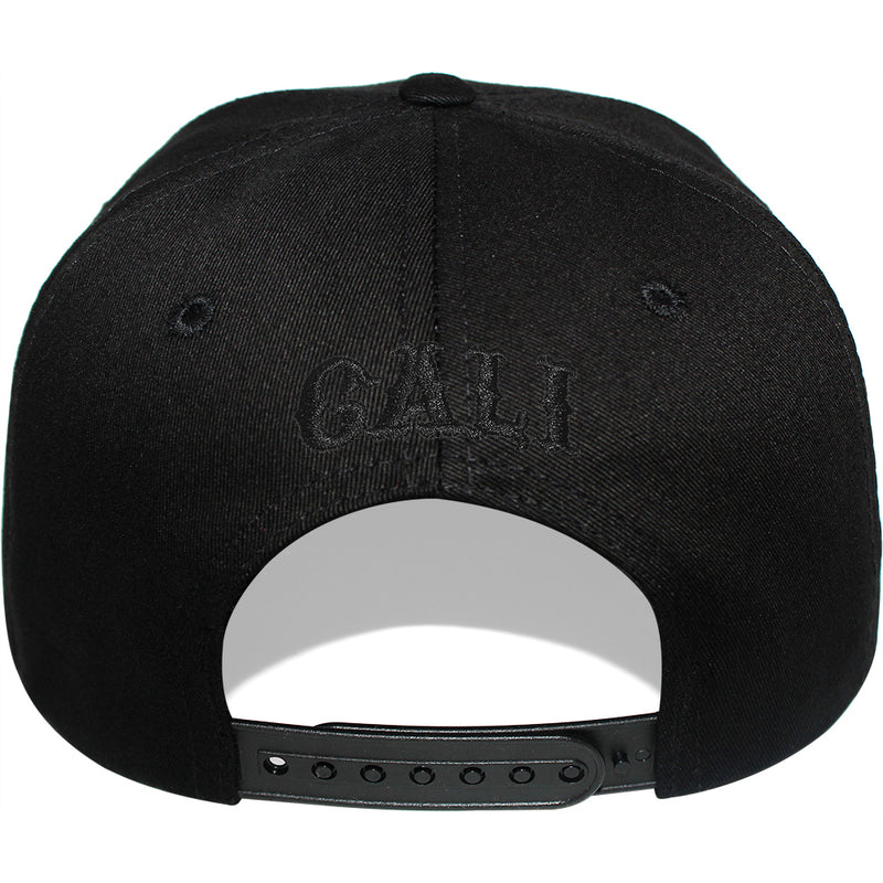 TOP LEVEL : CALIFORNIA | Front-raised Verbiage Embroidery with CALI Floral Print Design Snapback Cap