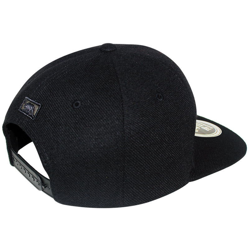 TOP LEVEL : CALI BEAR | Front-raised Verbiage Embroidery with Calibear Design Snapback Cap