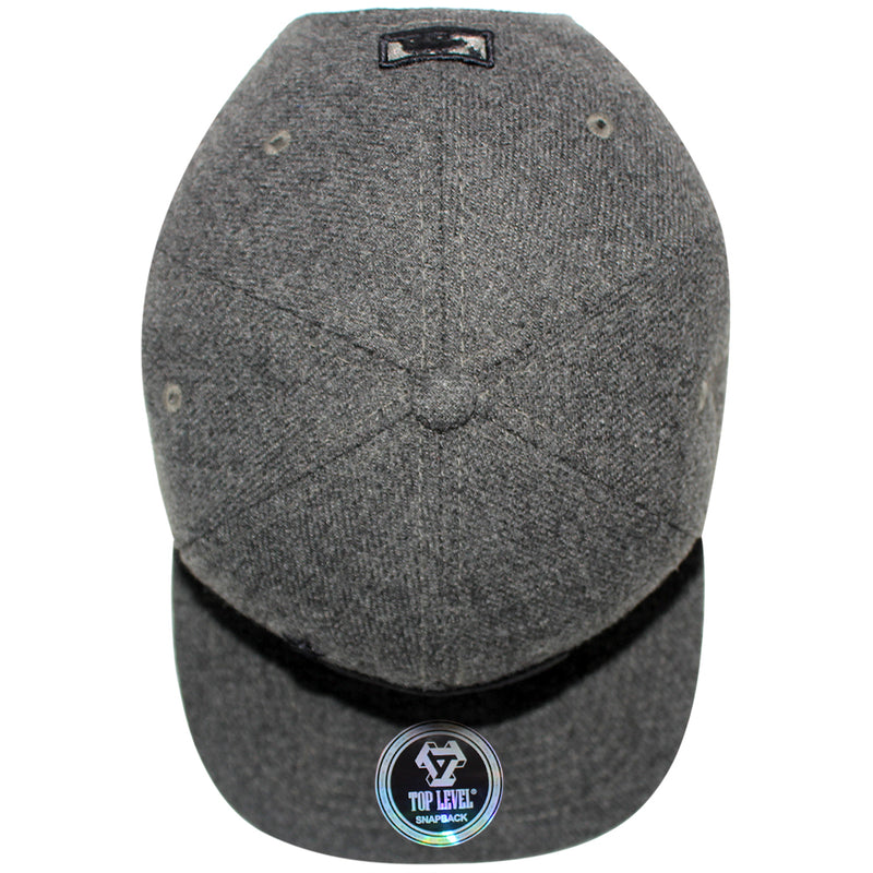 TOP LEVEL : CALI BEAR | Front-raised Verbiage Embroidery with Calibear Design Snapback Cap