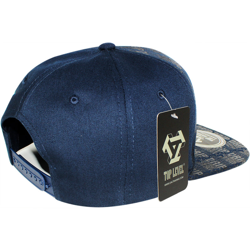 TOP LEVEL : DRIP | Hip-hop Bear Design Snapback Cap