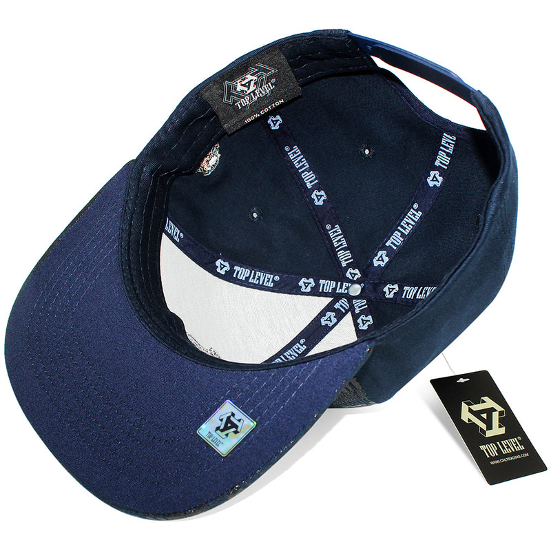 TOP LEVEL : DRIP | Hip-hop Bear Design Snapback Cap