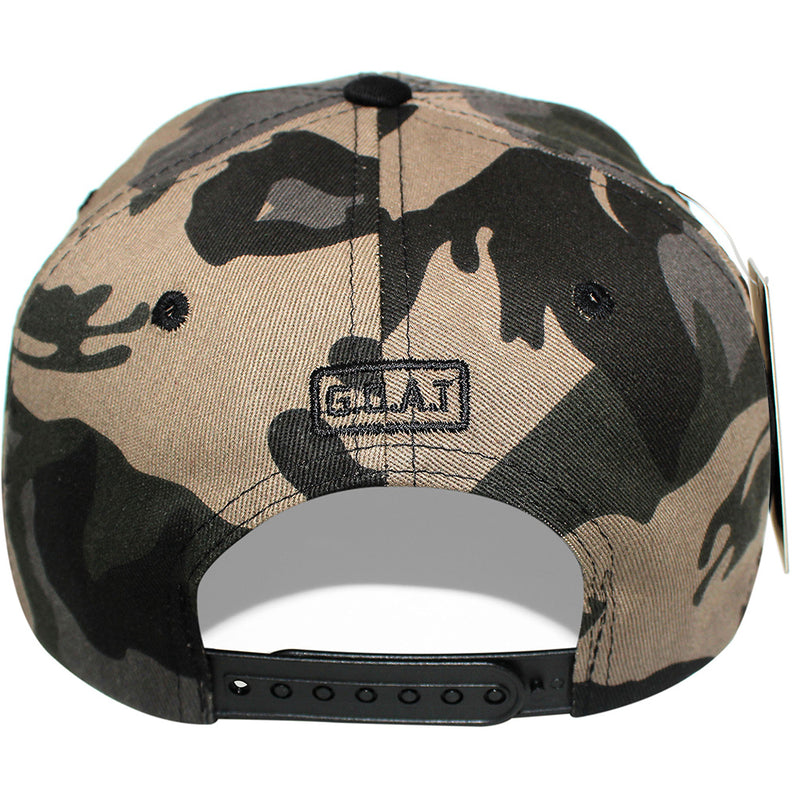 TOP LEVEL : GOAT | All Over Front Print Design Snapback Cap