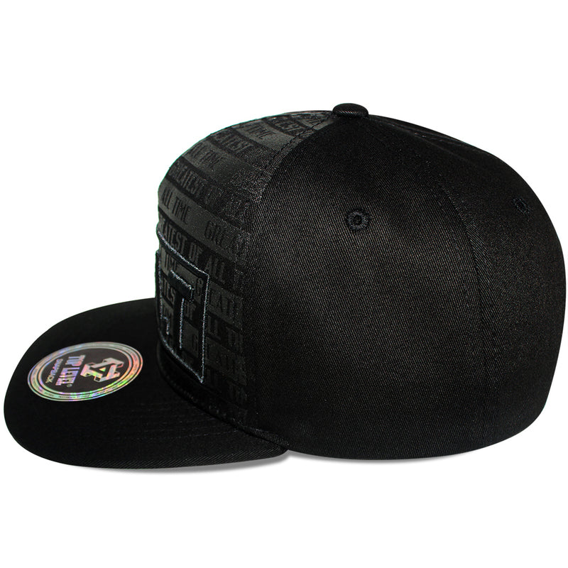 TOP LEVEL : GOAT | All Over Front Print Design Snapback Cap