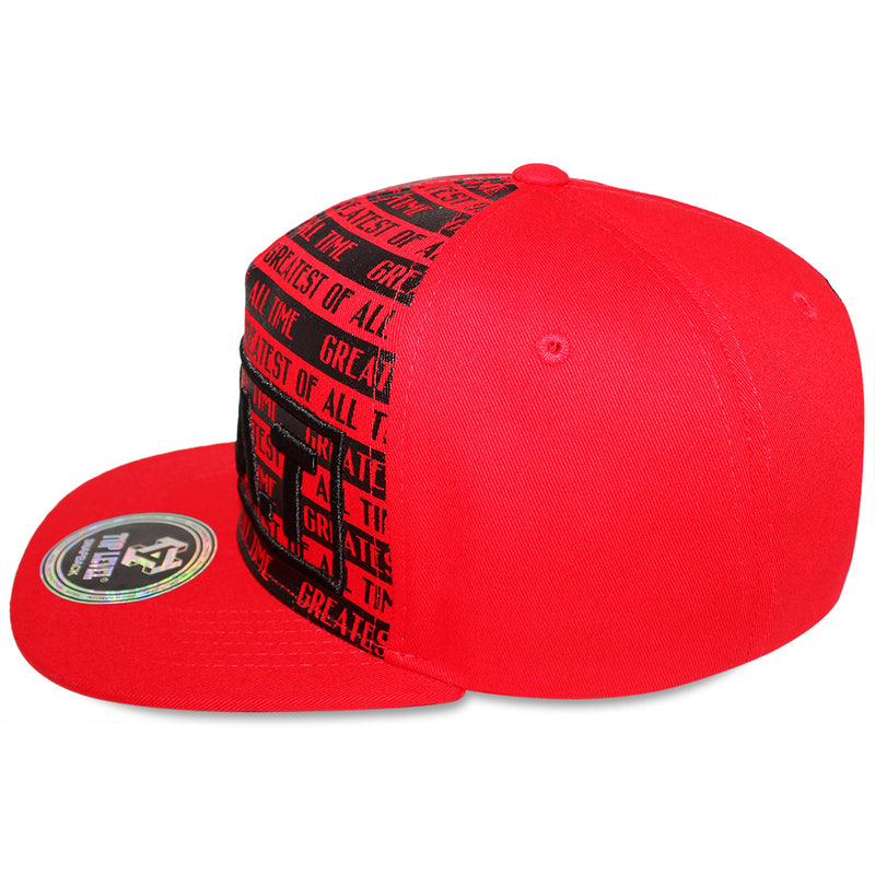 TOP LEVEL : GOAT | All Over Front Print Design Snapback Cap