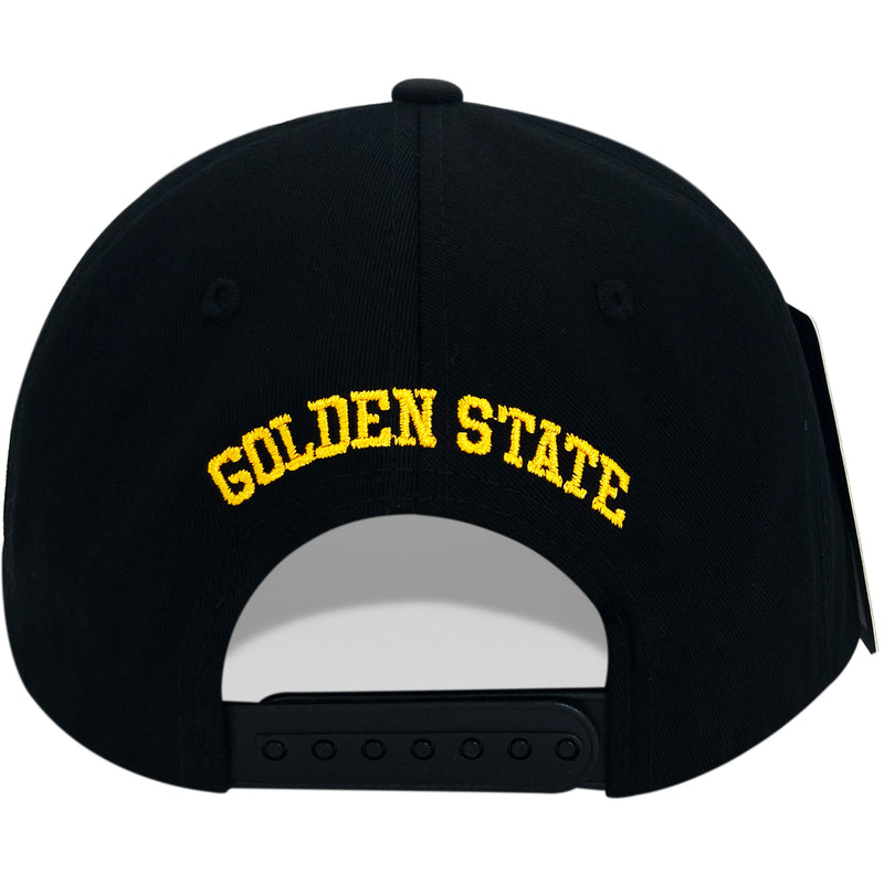 TOP LEVEL : GOLDEN STATE | Verbiage Design with Embroidered Felt Patch Design Snapback Cap