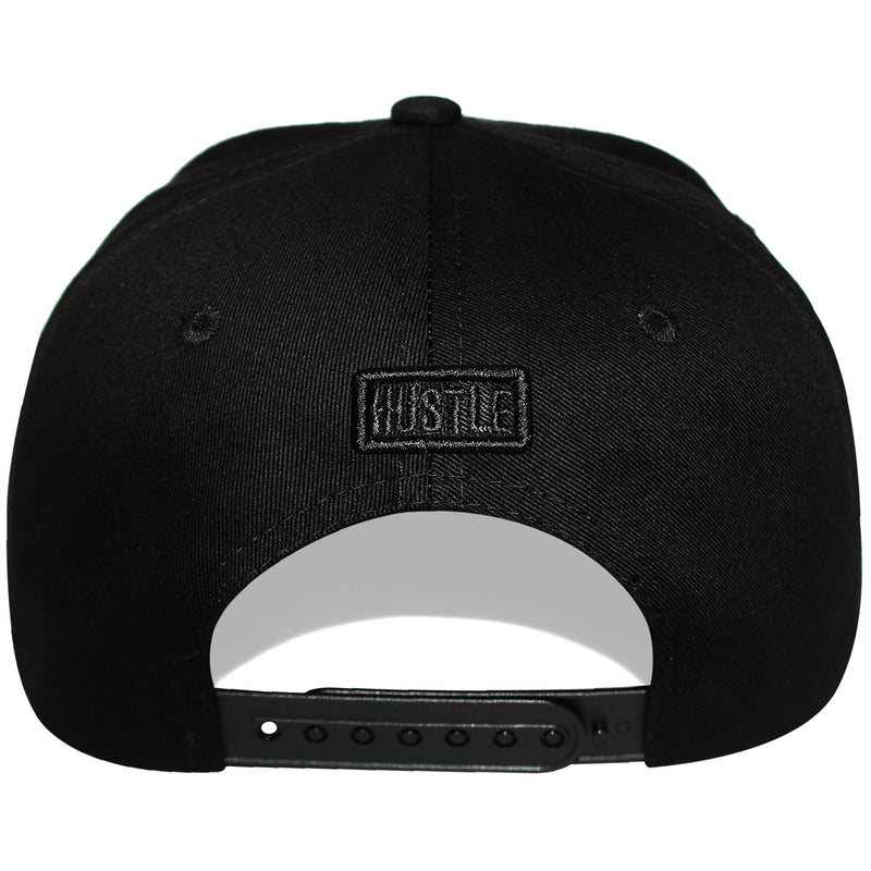 TOP LEVEL : HUSTLE | All-over Marble Print Design Snapback Cap