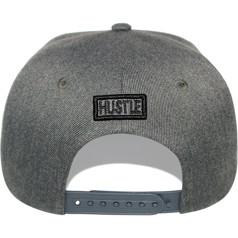 TOP LEVEL : HUSTLE | All-over Marble Print Design Snapback Cap