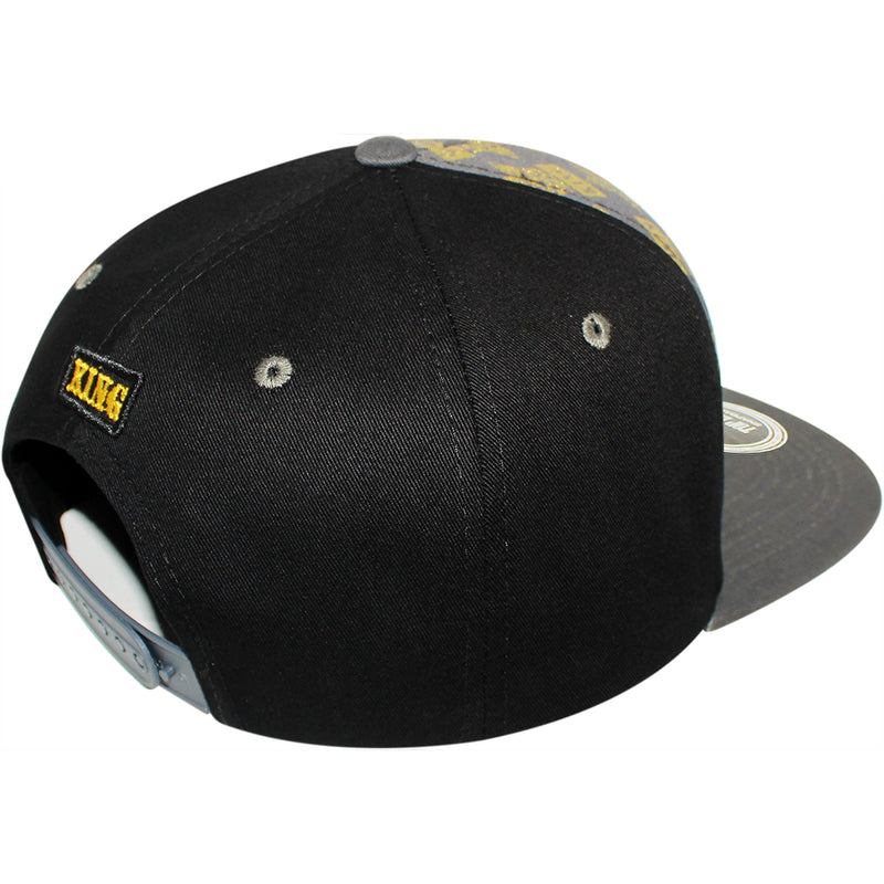 TOP LEVEL : KING | Crown Embroidery with Cotton Patch Design Snapback Cap