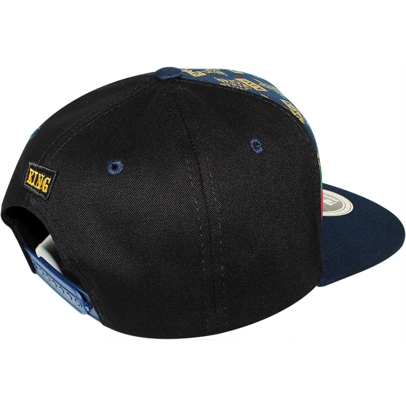 TOP LEVEL : KING | Crown Embroidery with Cotton Patch Design Snapback Cap