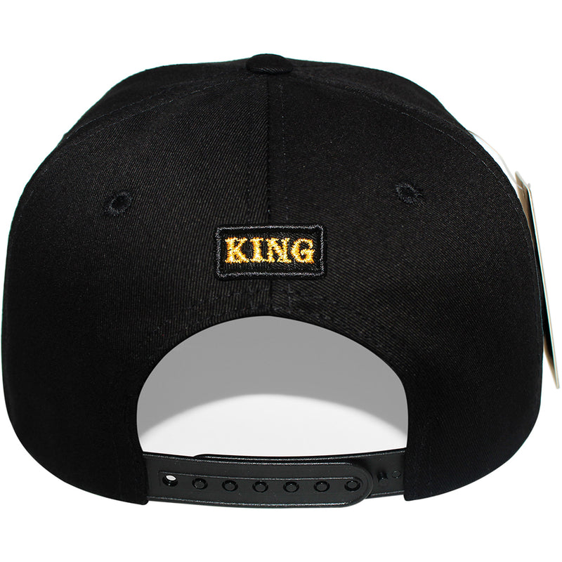 TOP LEVEL : KING | Luxury Gold Chain All Over Print Design Snapback Cap