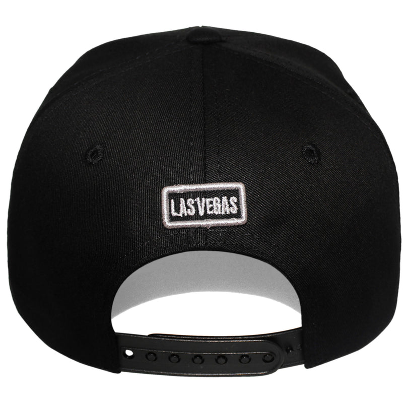 TOP LEVEL : LAS VEGAS  Front-raised Rubber Patch Design Snapback Cap