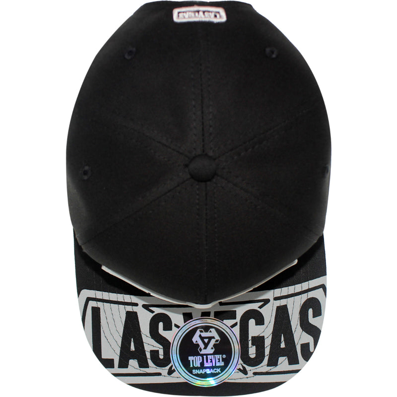 TOP LEVEL : LAS VEGAS Snapback Design Patch | Front-raised Cap Rubber