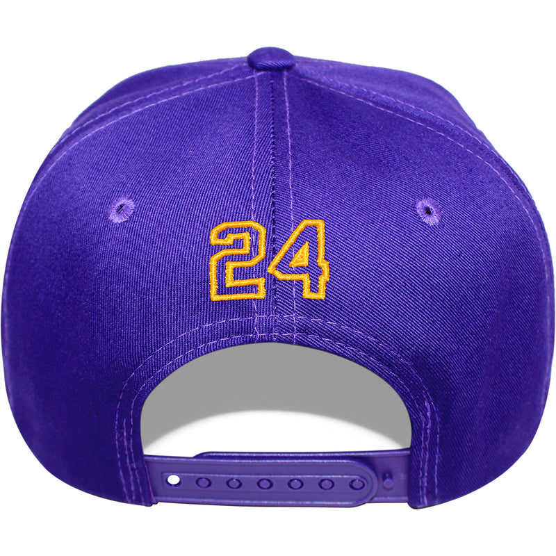  L.O.G.A Leader of Generation Apparel Los Angeles New Top Level  Legend Script Kobe 24 Mamba Gold Purple Era Snapback Hat Cap : Sports &  Outdoors