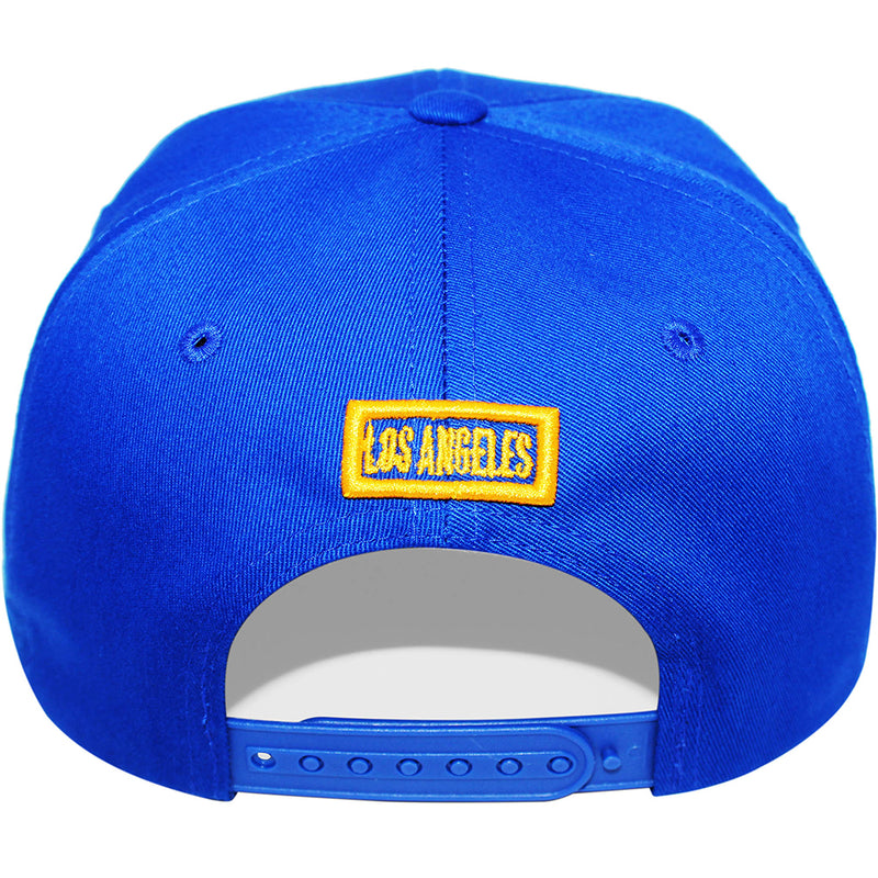 TOP LEVEL : LOS ANGELES | Embossed Verbiage Embroidery with Car Plate Design Snapback Cap