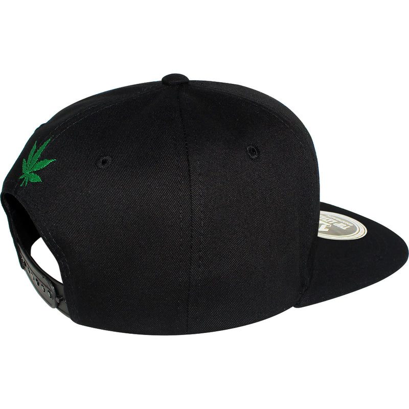 TOP LEVEL : MARIJUANA | Funny Cartoon Hands Embroidery Design Snapback Cap