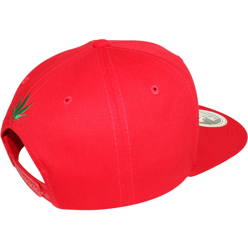 TOP LEVEL : MARIJUANA | Funny Cartoon Hands Embroidery Design Snapback Cap