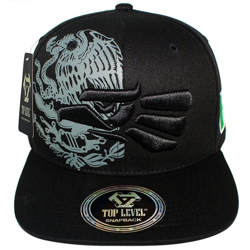 TOP LEVEL : MEXICO | Hecho EN Multi Design Snapback Cap