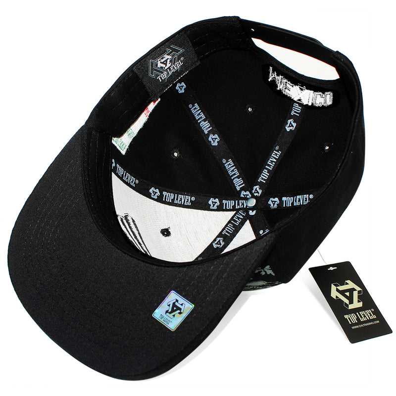 TOP LEVEL : MEXICO | Hecho EN Multi Design Snapback Cap