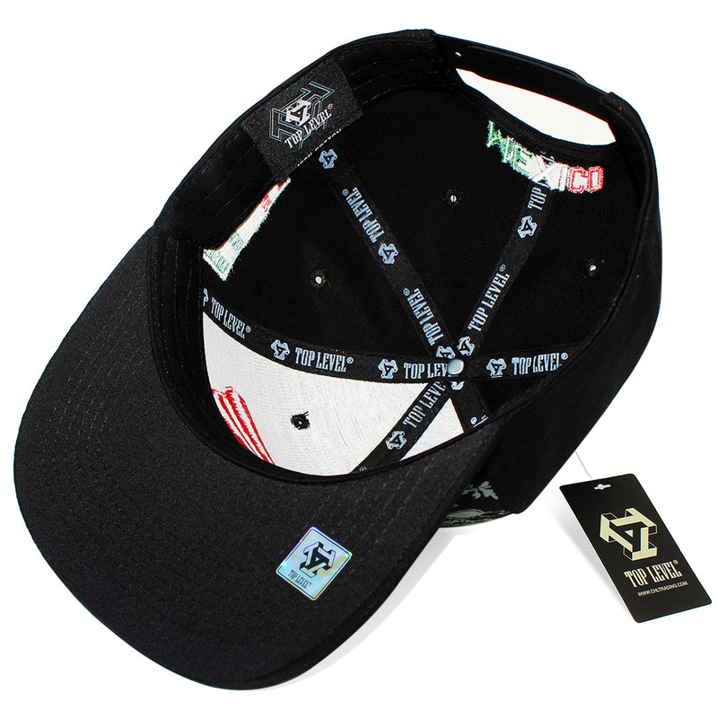 TOP LEVEL : MEXICO | Hecho EN Multi Design Snapback Cap