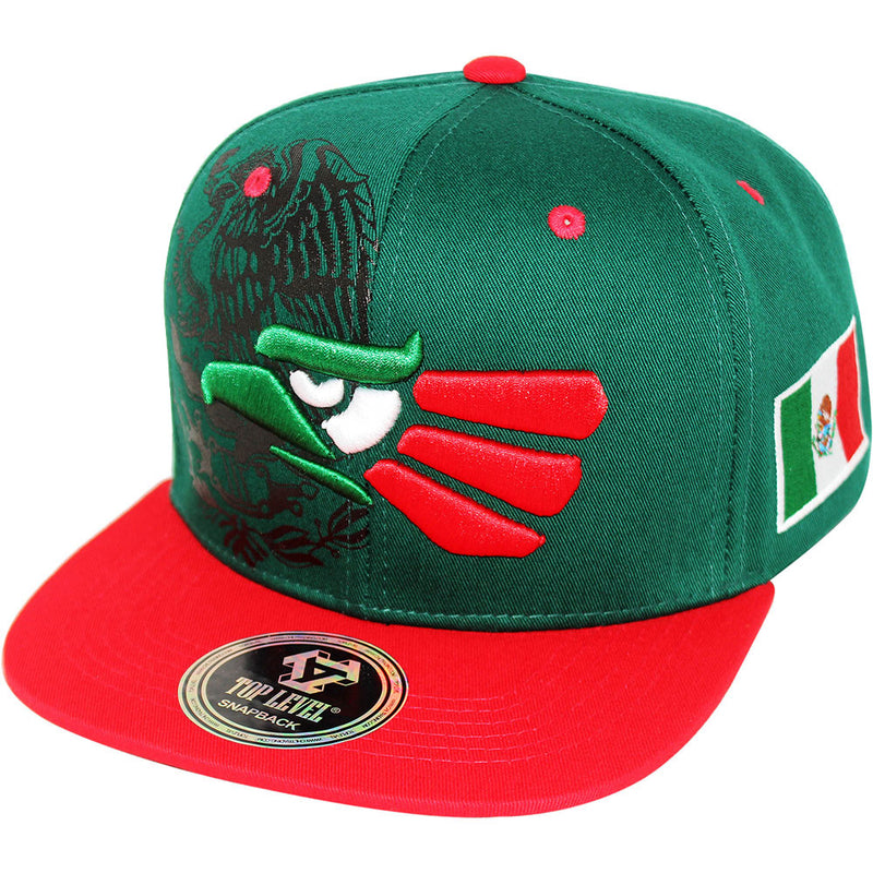 TOP LEVEL : MEXICO | Hecho EN Multi Design Snapback Cap