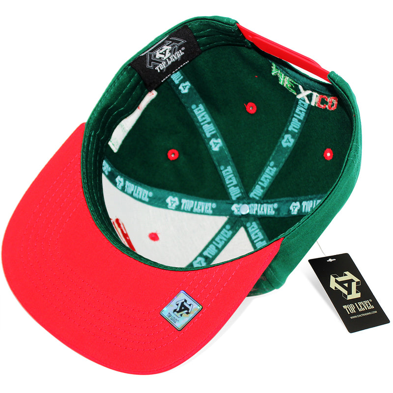 TOP LEVEL : MEXICO | Hecho EN Multi Design Snapback Cap