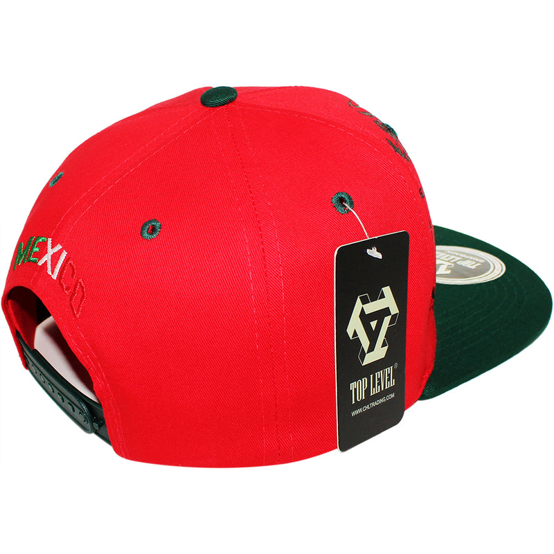 TOP LEVEL : MEXICO | Hecho EN Multi Design Snapback Cap