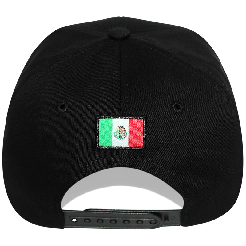 TOP LEVEL : MEXICO | Map with Mexico Flag Sublimation Patch Design Snapback Cap