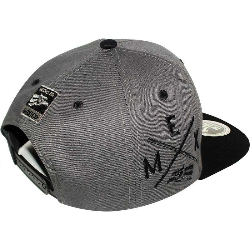 TOP LEVEL : MEXICO | Three Mexican Coat of Arms Patches Design Snapback Cap