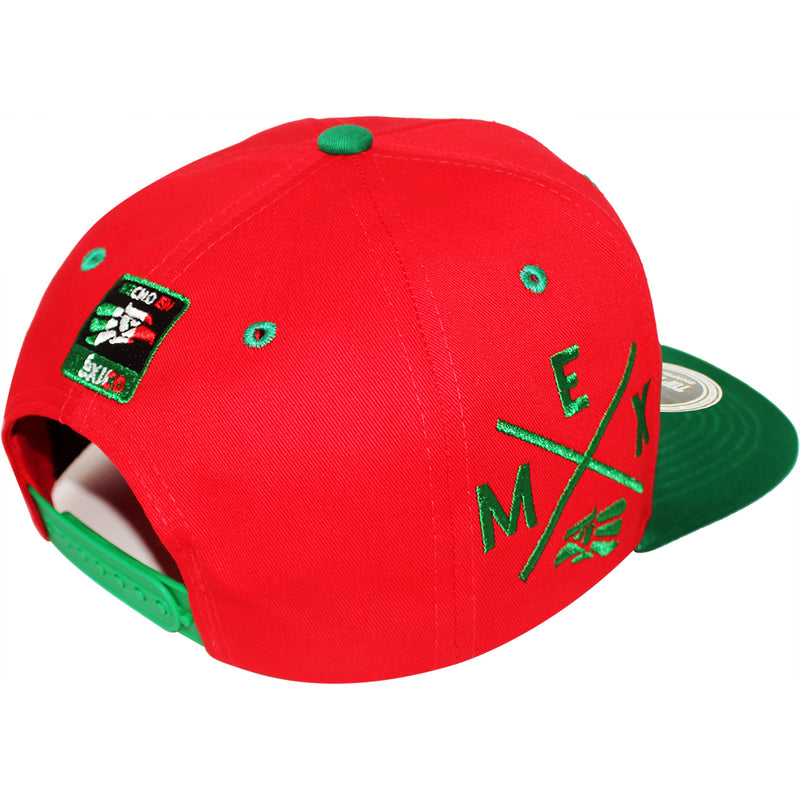 TOP LEVEL : MEXICO | Three Mexican Coat of Arms Patches Design Snapback Cap