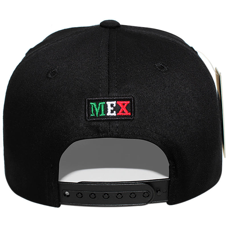 TOP LEVEL : MEXICO | Mexican Coat of Arms with Mexico Flag Colors Design Snapback Cap