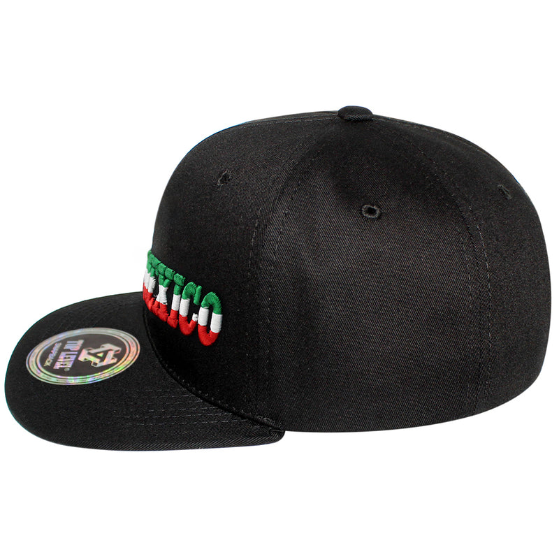 TOP LEVEL : MEXICO | Mexican Coat of Arms with Mexico Flag Colors Design Snapback Cap