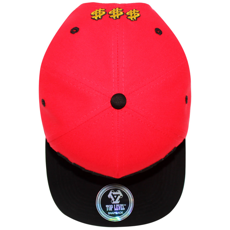 TOP LEVEL : MONEY | Bill Sublimation Patch Design Snapback Cap