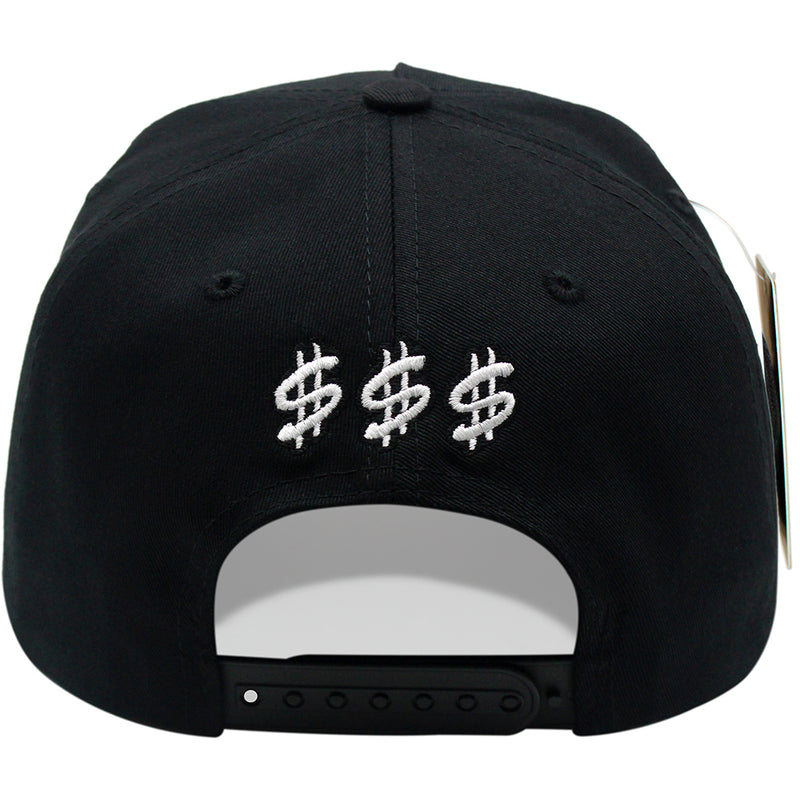 TOP LEVEL : MONEY | Dollar Sign with Rubber Patch Design Snapback Cap