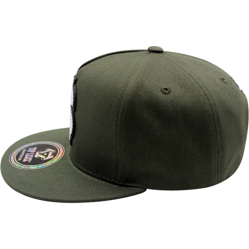 TOP LEVEL : MONEY | Dollar Sign with Rubber Patch Design Snapback Cap