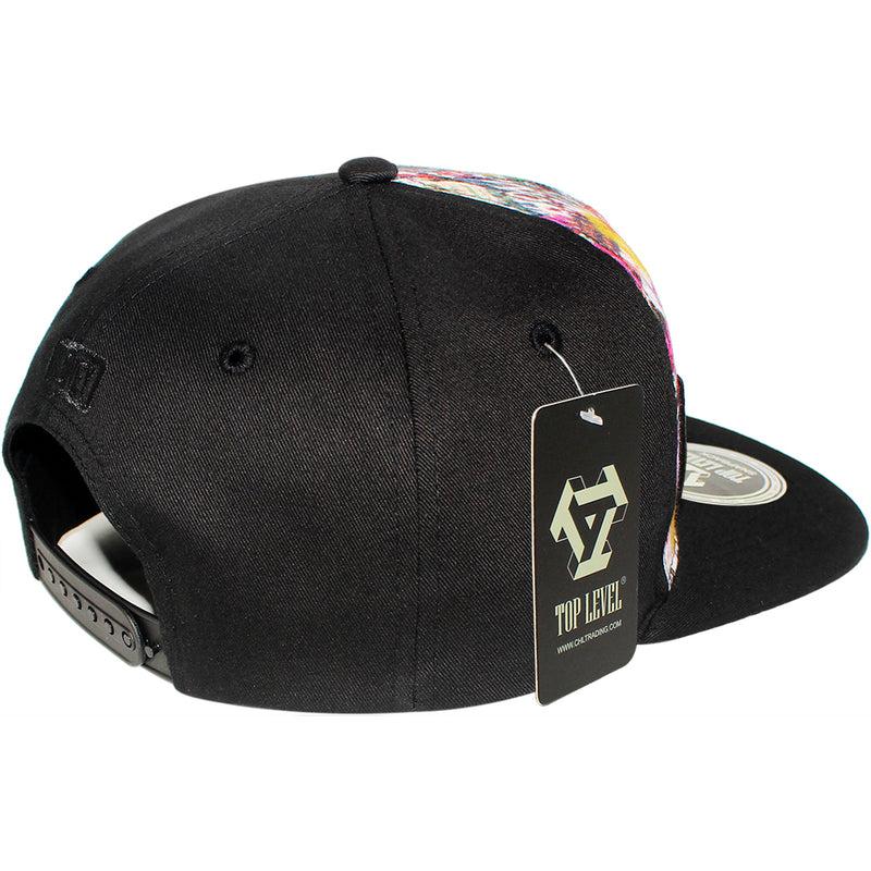 TOP LEVEL : MONEY | Graffiti Art with Cool Bear Sublimation Design Snapback Cap