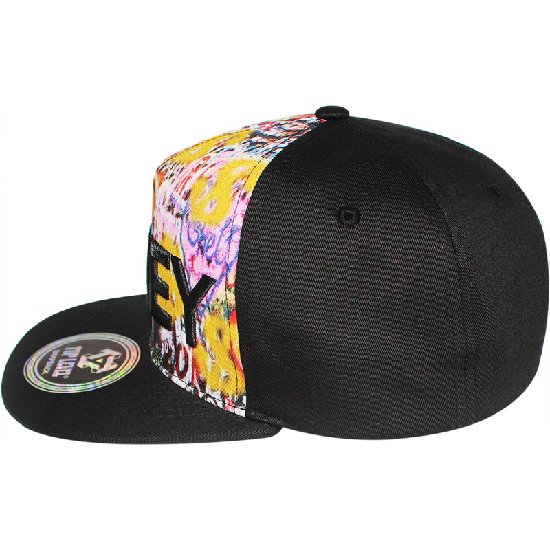 TOP LEVEL : MONEY | Graffiti Art with Cool Bear Sublimation Design Snapback Cap