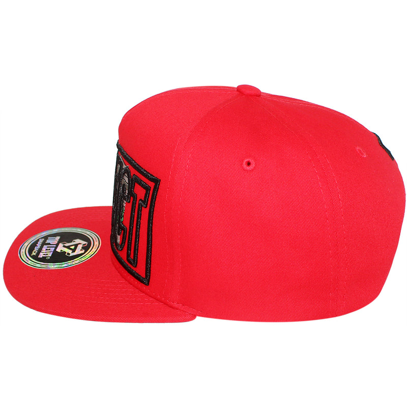 TOP LEVEL : RESPECT | Front-raised Verbiage Design Snapback Cap