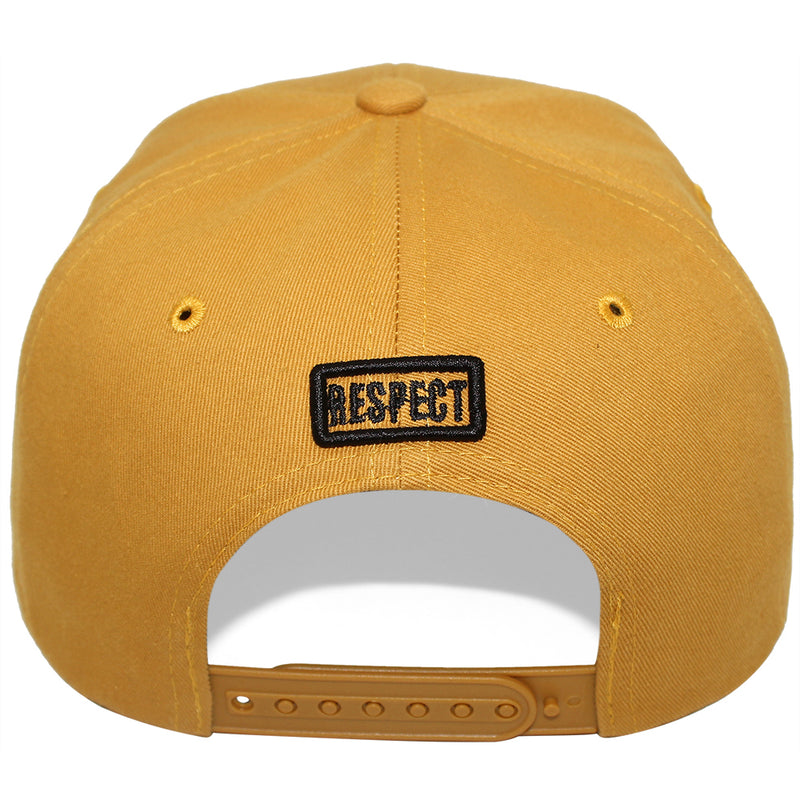 TOP LEVEL : RESPECT | Front-raised Verbiage Design Snapback Cap