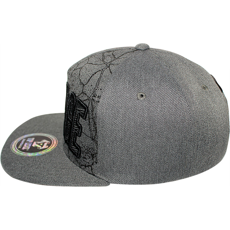 TOP LEVEL : SAVAGE | Verbiage with Marble Pattern Print Design Snapback Cap