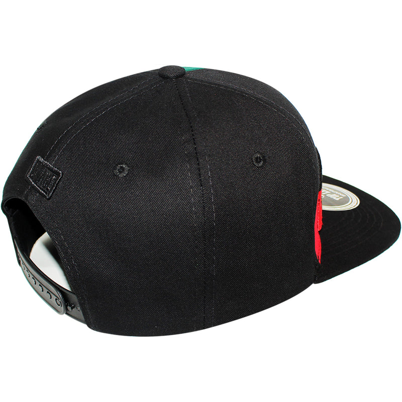 TOP LEVEL : SAVAGE | Front Raised Embroidery with Color Block Design Snapback Cap