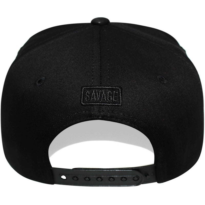 TOP LEVEL : SAVAGE | Front Raised Embroidery with Color Block Design Snapback Cap