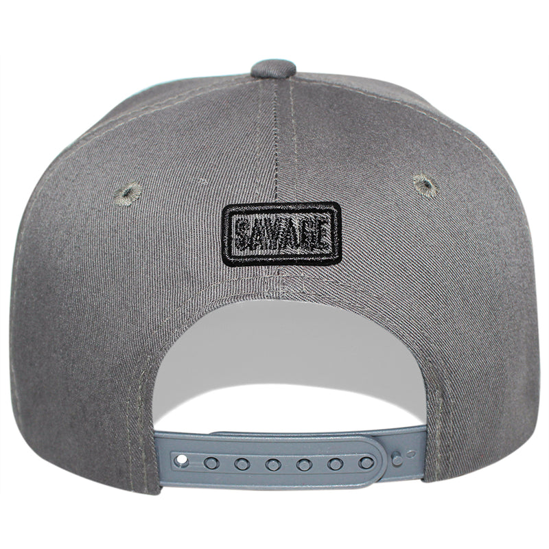 TOP LEVEL : SAVAGE | Front Raised Embroidery with Color Block Design Snapback Cap