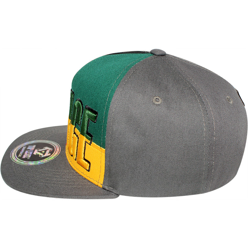 TOP LEVEL : SAVAGE | Front Raised Embroidery with Color Block Design Snapback Cap