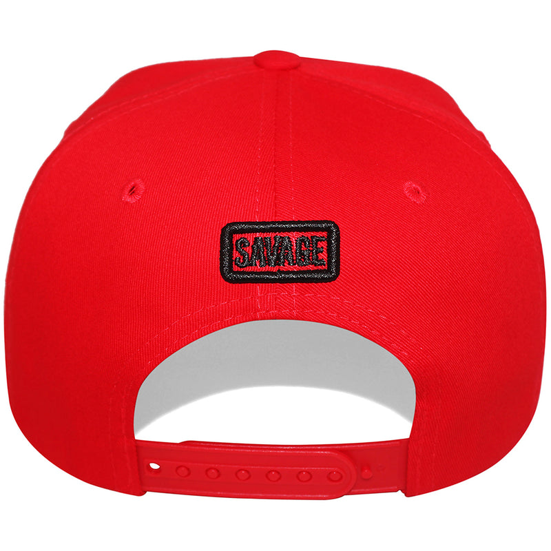 TOP LEVEL : SAVAGE | Front Raised Embroidery with Color Block Design Snapback Cap