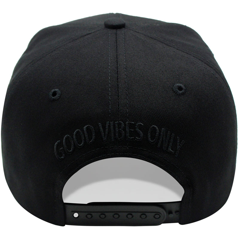 TOP LEVEL : GOOD VIBES ONLY | Shaka Sign Design Snapback Cap