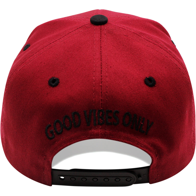 TOP LEVEL : GOOD VIBES ONLY | Shaka Sign Design Snapback Cap