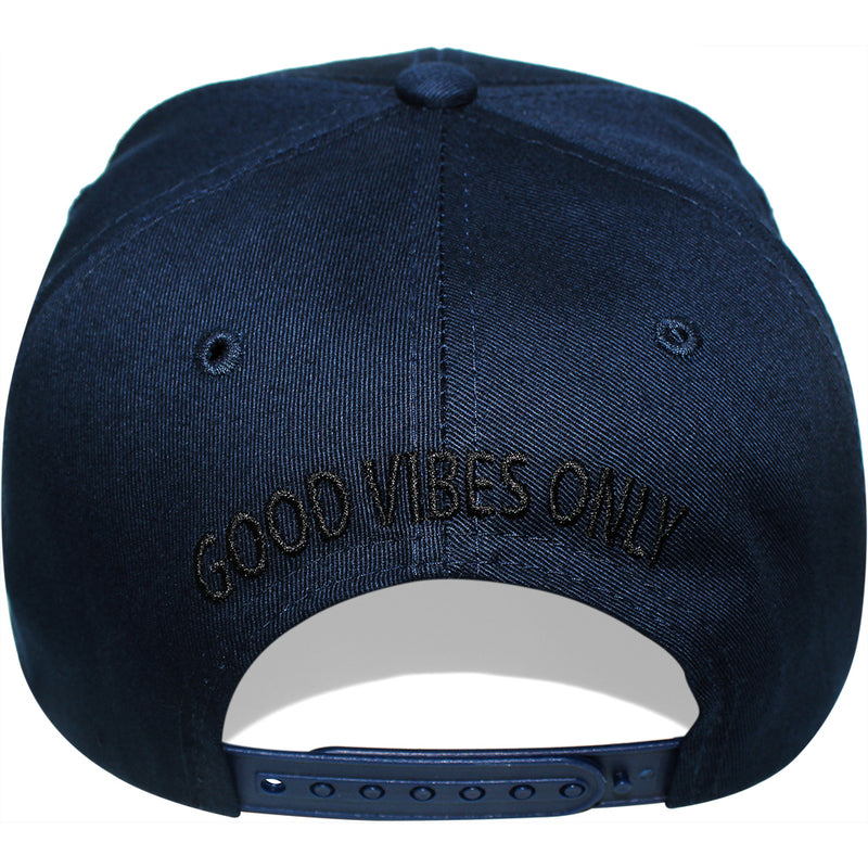 TOP LEVEL : GOOD VIBES ONLY | Shaka Sign Design Snapback Cap